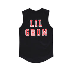 LIL GROM BOYS MUSCLE TEE SMALL PRINT